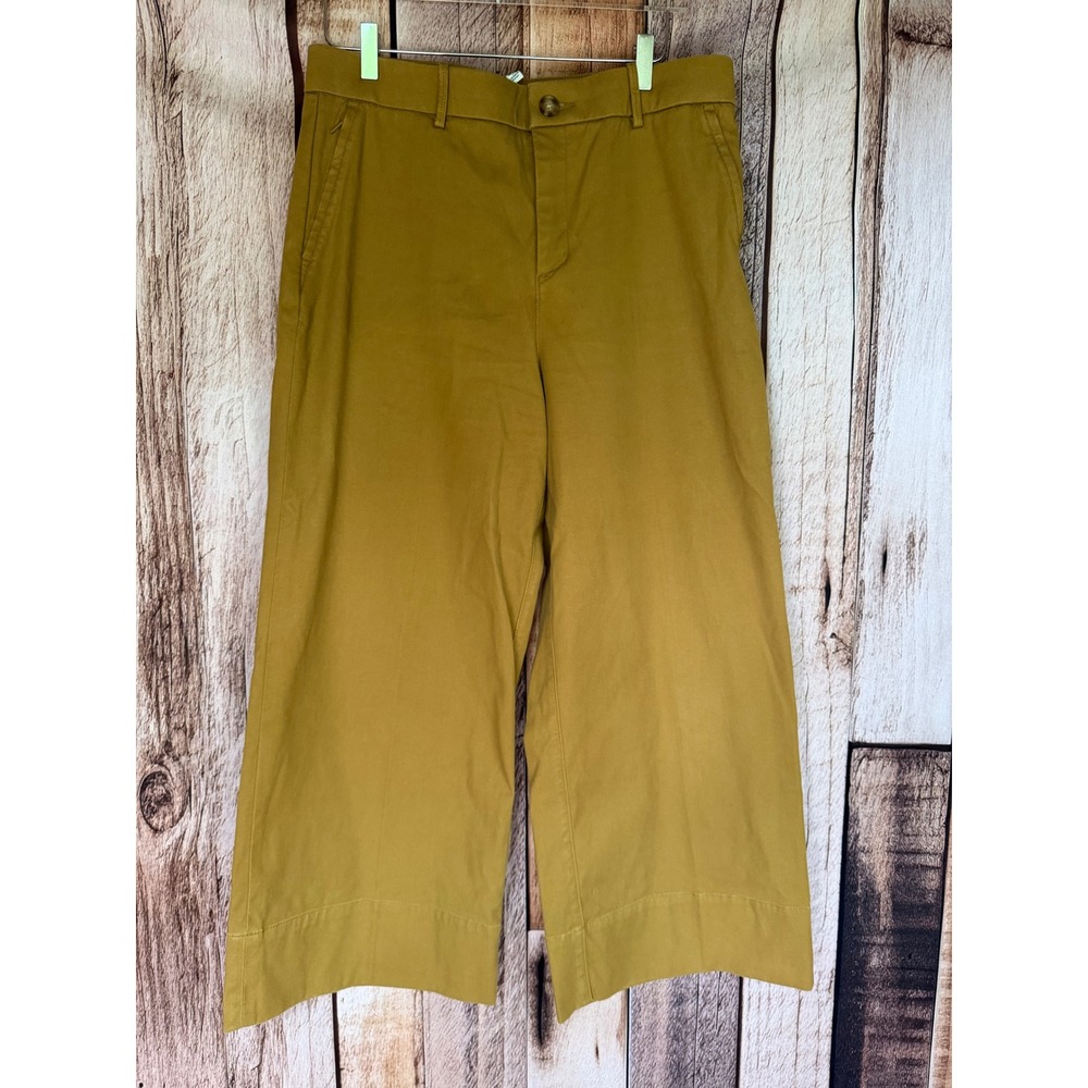 Spanx Wide Leg Pants Dark Khaki High Rise Versatile‎ Casual Minimalist Size XL